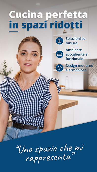 Cucina perfetta in spazi ridotti