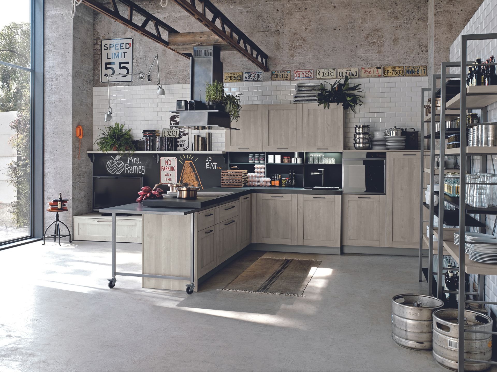 Arredare la tua cucina in stile Industrial Chic: L’elegante connubio tra funzionalità e carattere