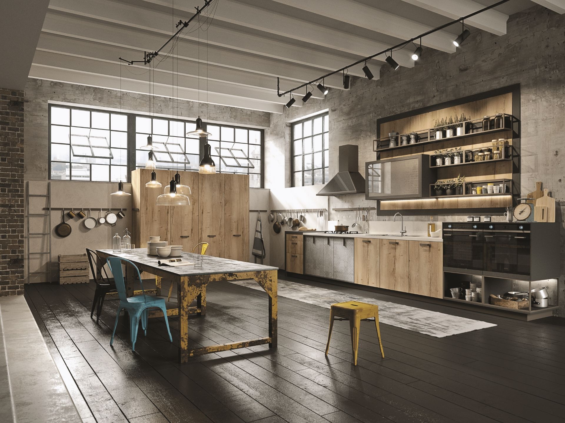 Arredare la tua cucina in stile Industrial Chic: L’elegante connubio tra funzionalità e carattere