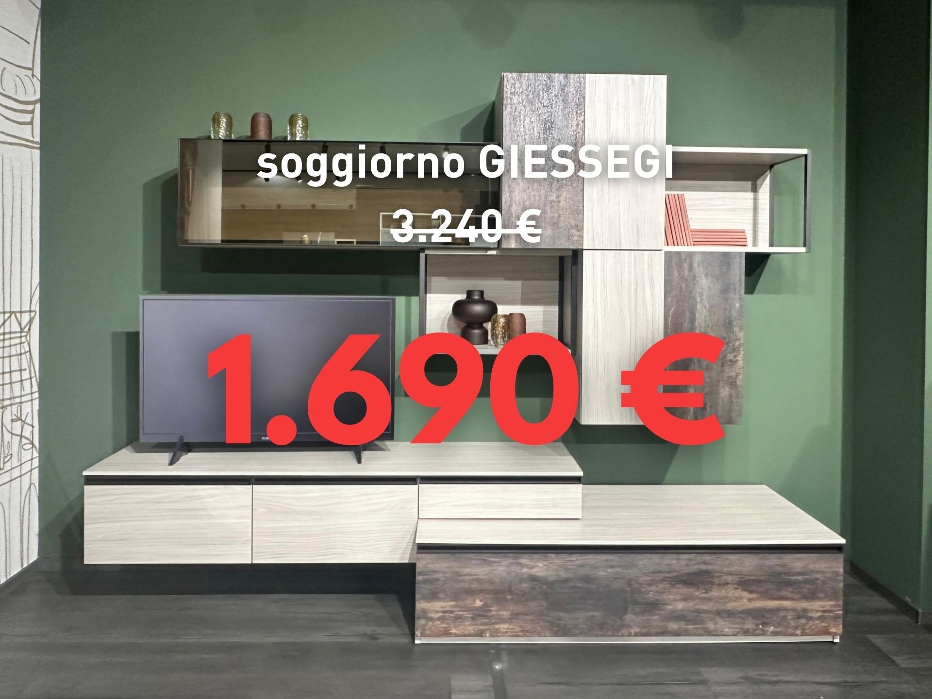 Promozione Living Giessegi prezzo bloccato!