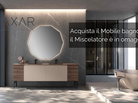 Scegli Baxar, il miscelatore Paini è incluso