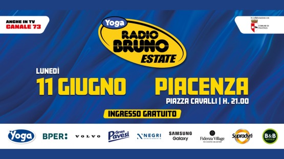Concerto Radio Bruno 11 Giugno Piazza Cavalli Piacenza