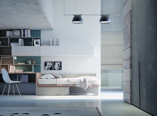 Cameretta con parete attrezzata | DIELLE